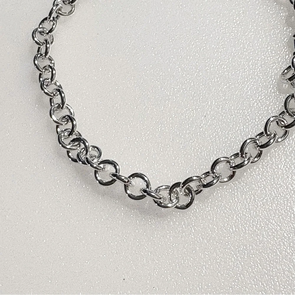 Child Size Silver Plated Chain Bracelet New With Tags